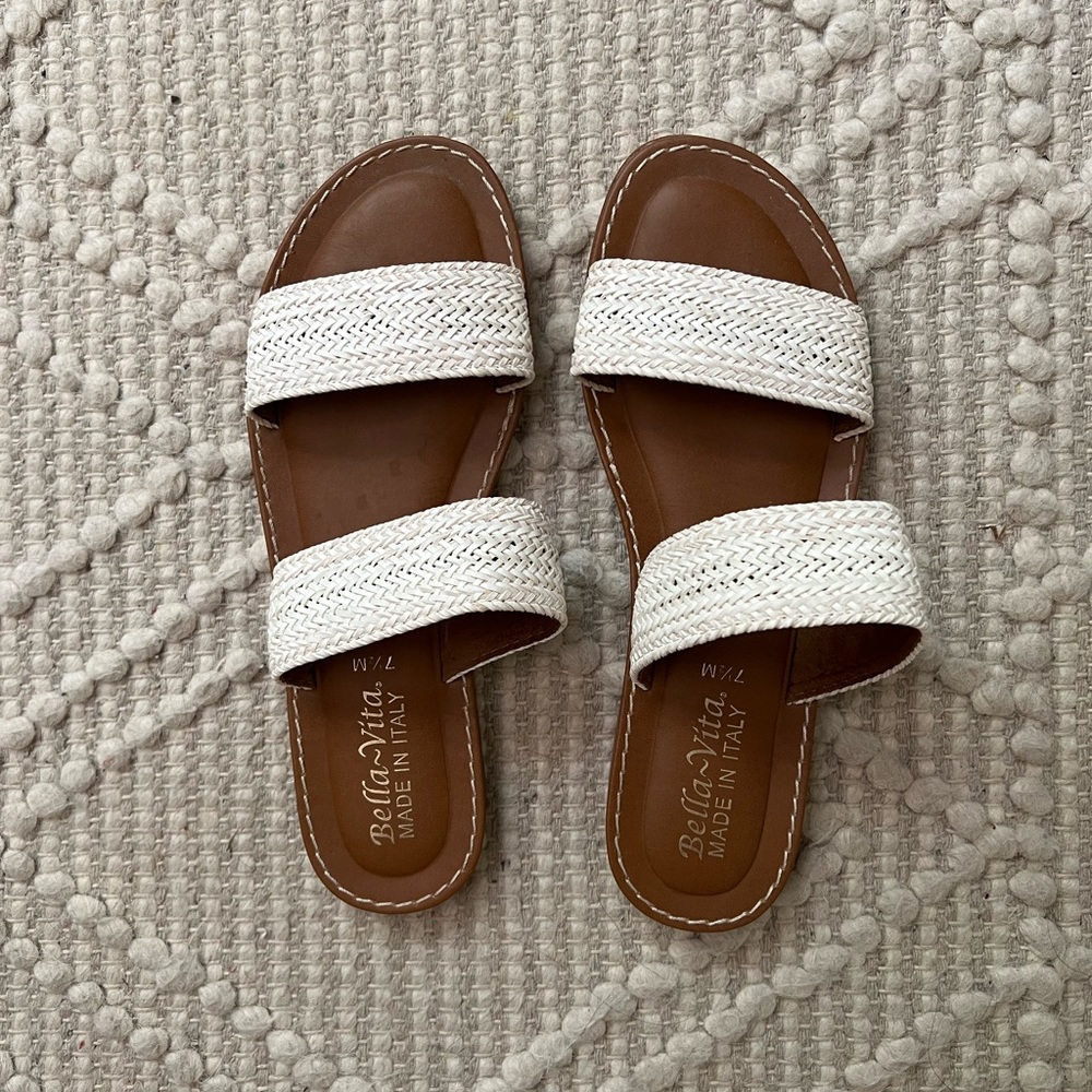 Bella Vita two strap slide sandal
